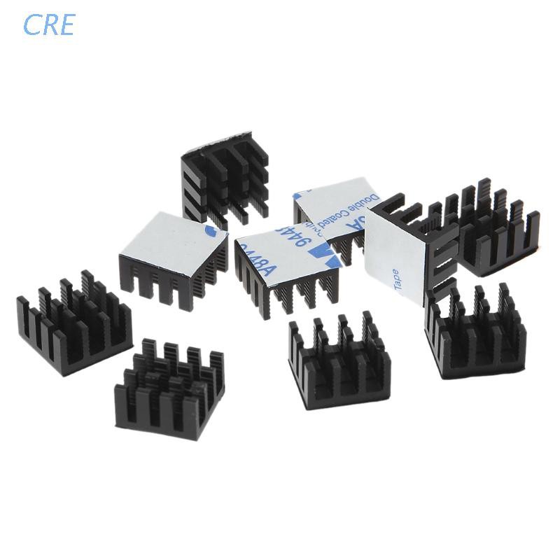 Set 10 Tấm Nhôm Tản Nhiệt 14x14 X 8mm Cho Máy Tính Điện