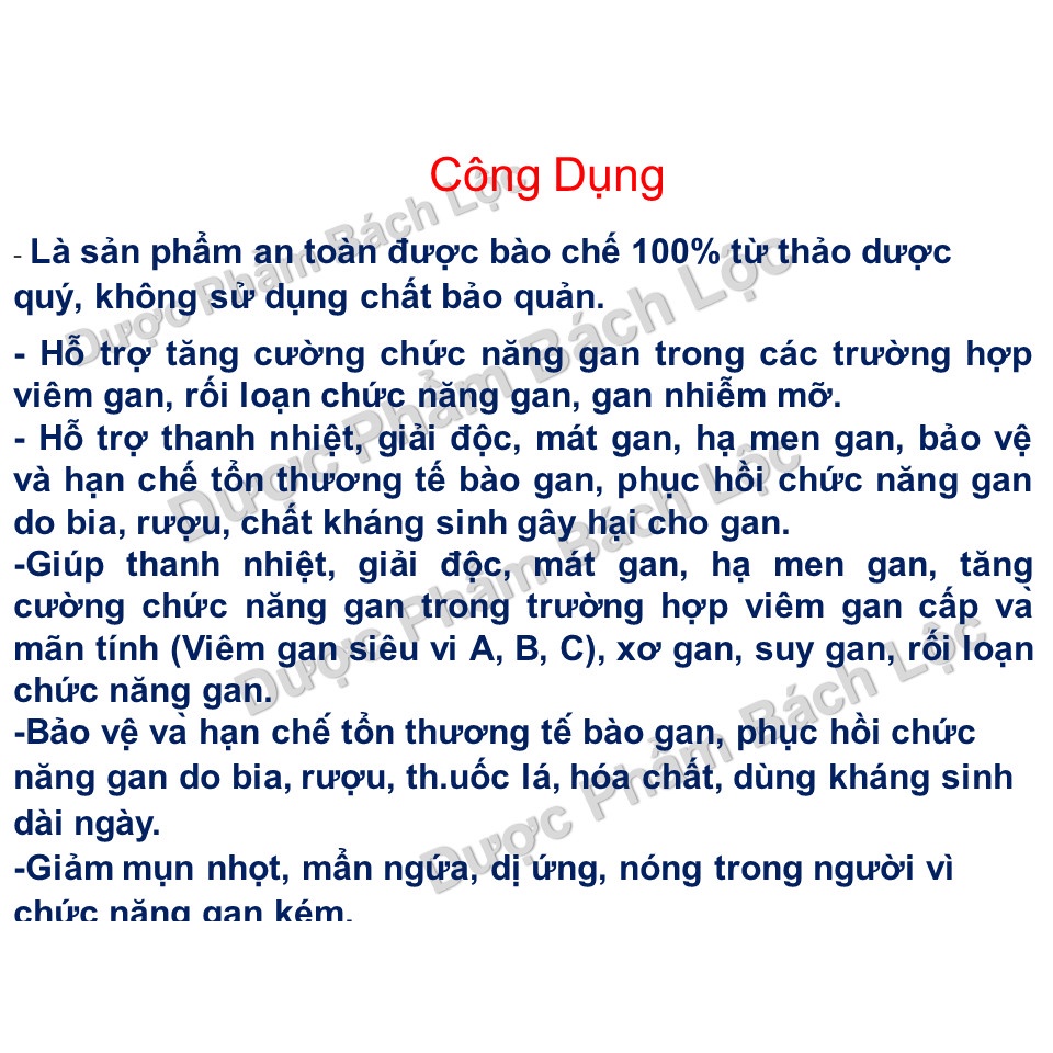 Viên uống giải độc gan Sylymarin Diệp Lục Tỏi Đen Diêp Hạ Châu Giúp Thanh nhiệt, giải độc, mát gan, hạ men gan