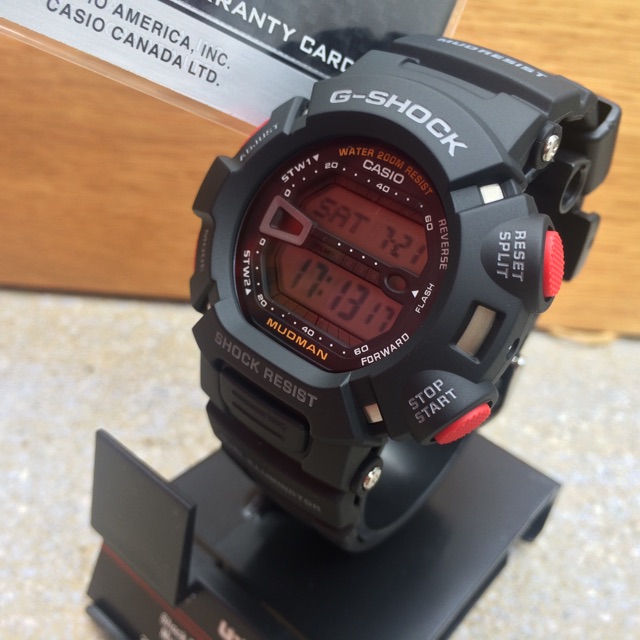 ĐỒNG HỒ NAM CASIO G SHOCK MUDMAN - CHỐNG BÙN G-9000-1 CHÍNH HÃNG