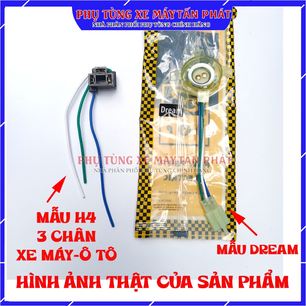 01 Đui Bóng Đèn Ô Tô Xe Máy H4 – Dream Đuôi Đèn Hàng Nam Trang AVP