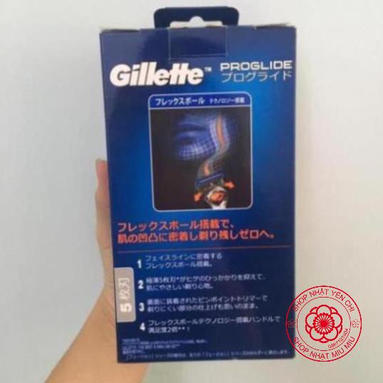 Dao cạo râu Gillette 5 lưỡi 1+6 lưỡi