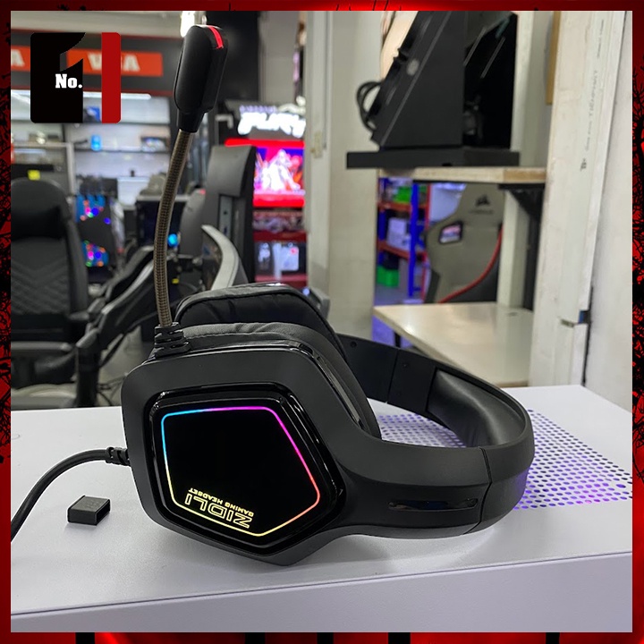 Tai Nghe Chụp Tai Máy Tính Có Mic Led RGB Zidli FCORE FH6U 7.1 Tai Nghe Headphone Gaming Vi Tính Laptop