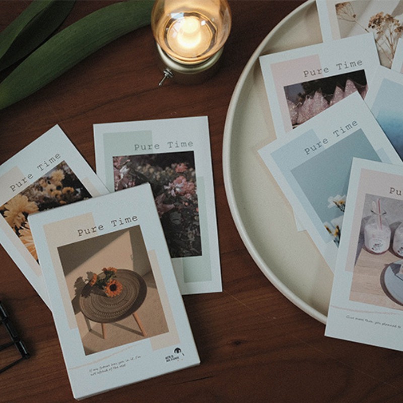 Set postcard phong cách nghệ thuật trang trí bàn học, decor phòng ngủ