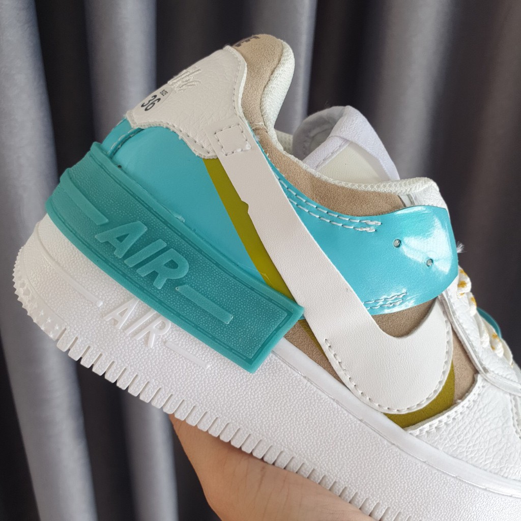 ♥️ Hot ♥️ GIÀY THỂ THAO NỮ - NIKE AF1 MÀU TRẮNG XANH HÀNG ĐẸP  , MIỄN PHÍ VẬN CHUYỂN TOÀN QUỐC .. ♥️