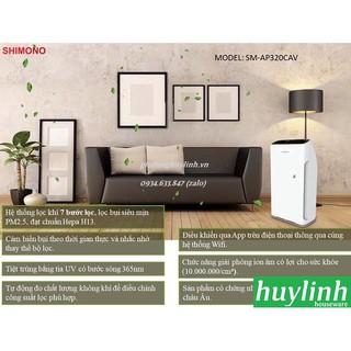 MÁY LỌC KHÔNG KHÍ SHIMONO SM-AP320CAV