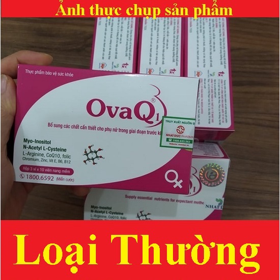 (Che_tên_khi_giao) OvaQ1 [Ovaq 1] -tăng chất lượng khỏe trứng,giải pháp giảm vô sinh ở nữ giới,giúp mang thai tự nhiên