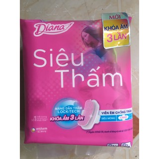 băng vệ sinh diana siêu thấm mỏng cánh 8 miếng