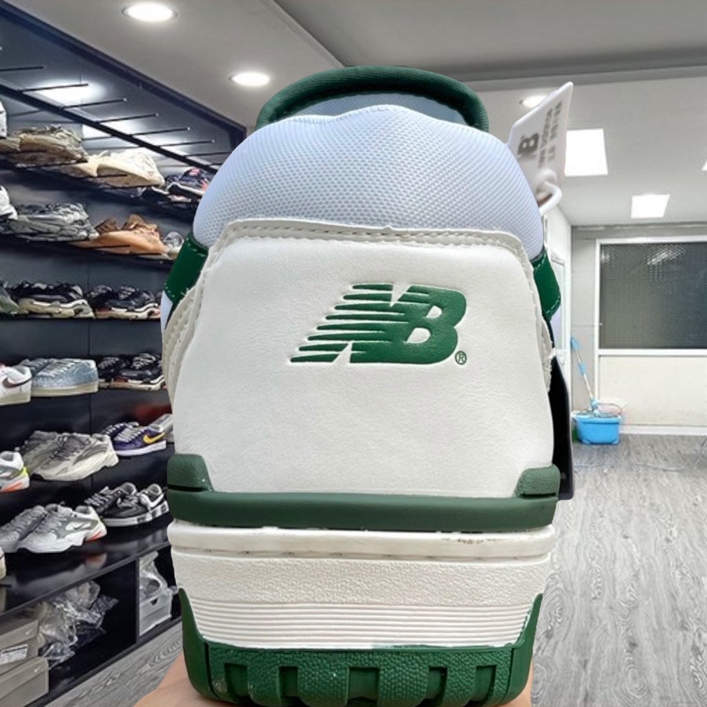 Giày New Balance 550 'White Green' BB550WT1, NB xanh lá bản SC BẢN NEW - Yabi_boutique