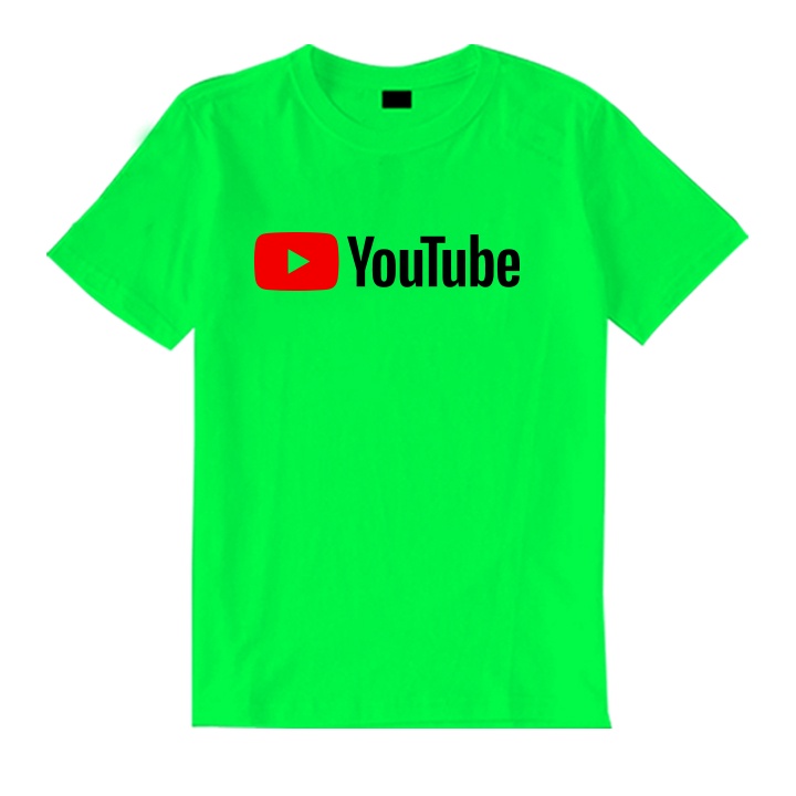 Áo thun YOUTUBE UNISEX NAM NỮ  FORM RỘNG VẢI THUN COTTON MỀM MỊN