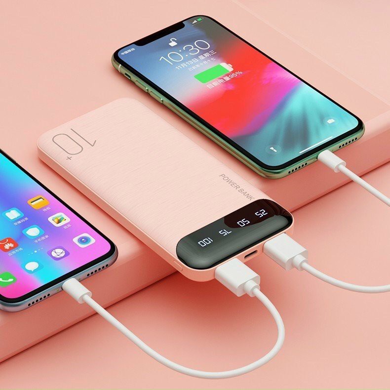 Sạc dự phòng WP-161 dung lượng 10000mAh siêu mỏng