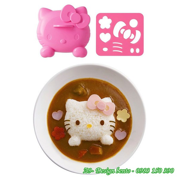 KHUÔN ÉP CƠM BENTO MÈO HELLO KITTY BABY