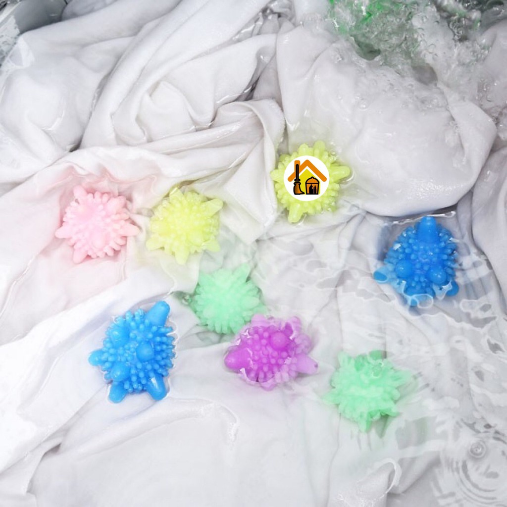 Bóng giặt quần áo combo 10 bóng kích thước 5cm TINZ|Mã: GD078