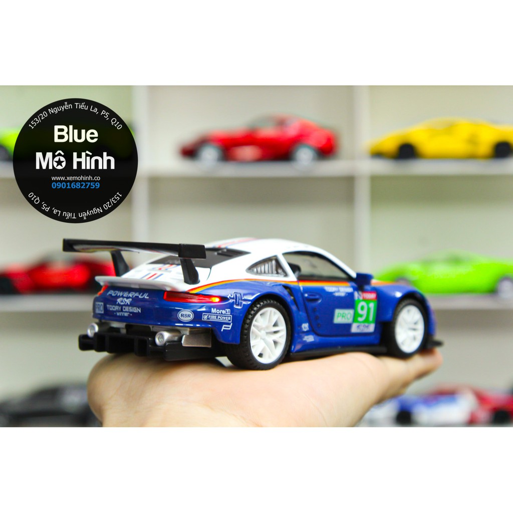 Blue mô hình | Xe mô hình xe đua Porsche 911 RSR Race 1:32