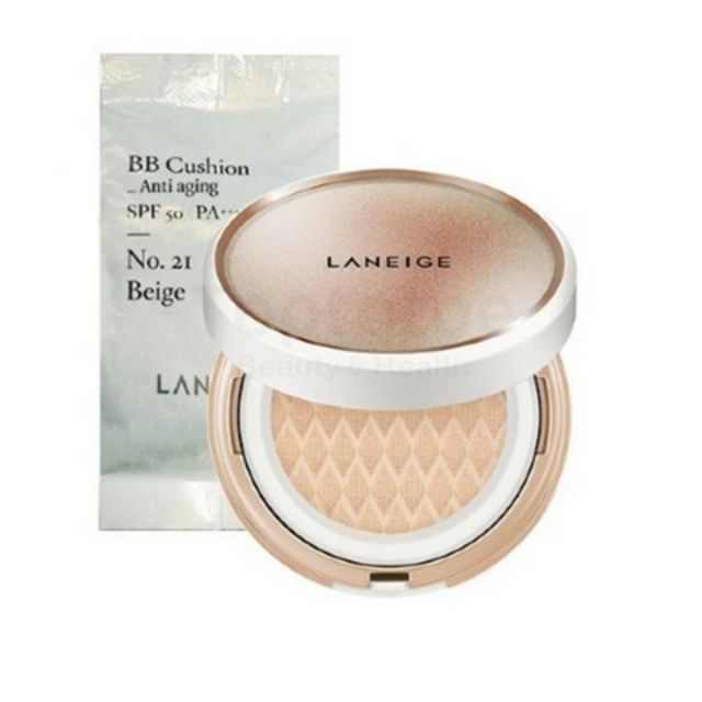 Kem phấn nền ngăn ngừa lão hóa Laneige BB Cushion Anti-aging Ex Neutral 15gr*2