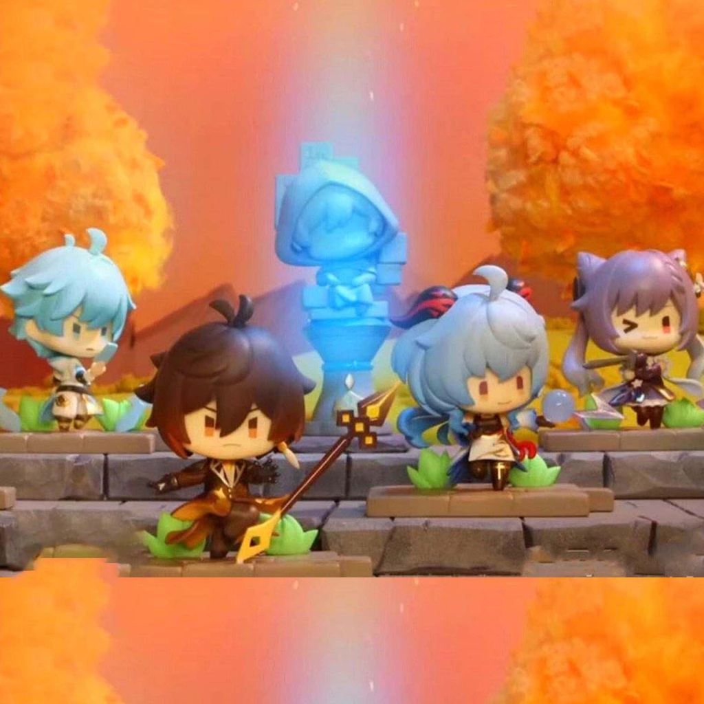 Mô Hình Đồ Chơi Nhân Vật Zhongli Keqing Qiqi Chongyun