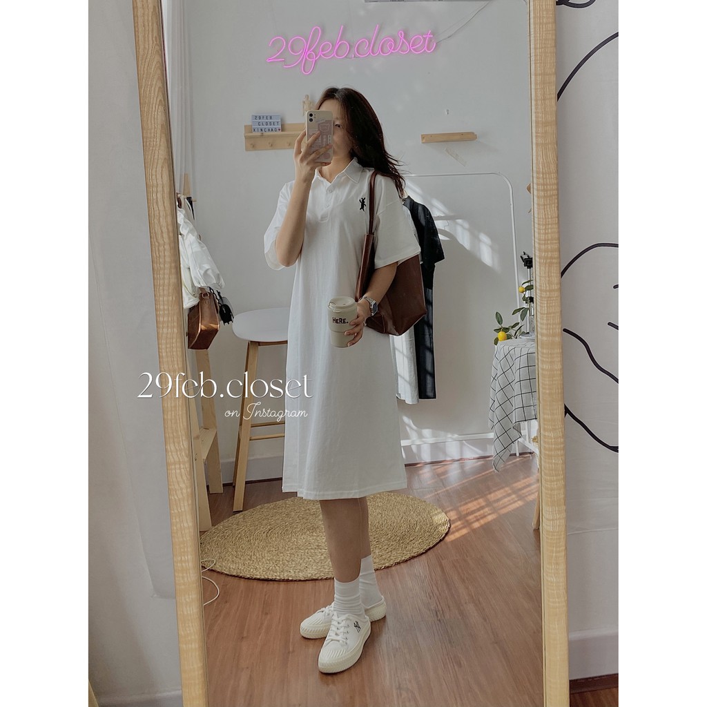 Váy polo cotton thêu hình (Ảnh video thật 29feb chụp) | BigBuy360 - bigbuy360.vn