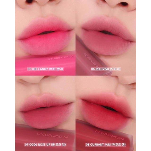 Son Kem Romand Blur Fudge Tint 5g Siêu Lì, Lên Màu Chuẩn, Mịn Môi