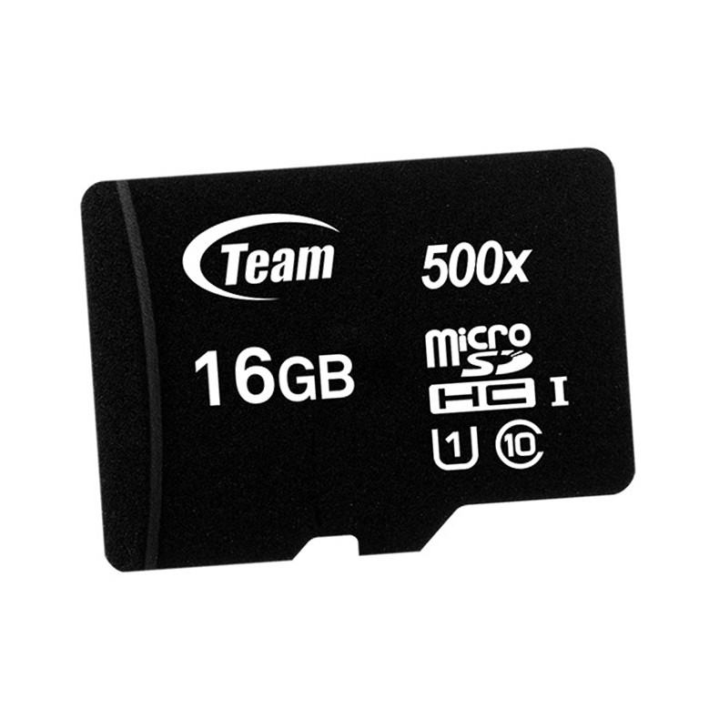 Thẻ nhớ micro SDHC Team 16GB upto 80MB/s 500x (Đen) - Hãng phân phối chính thức