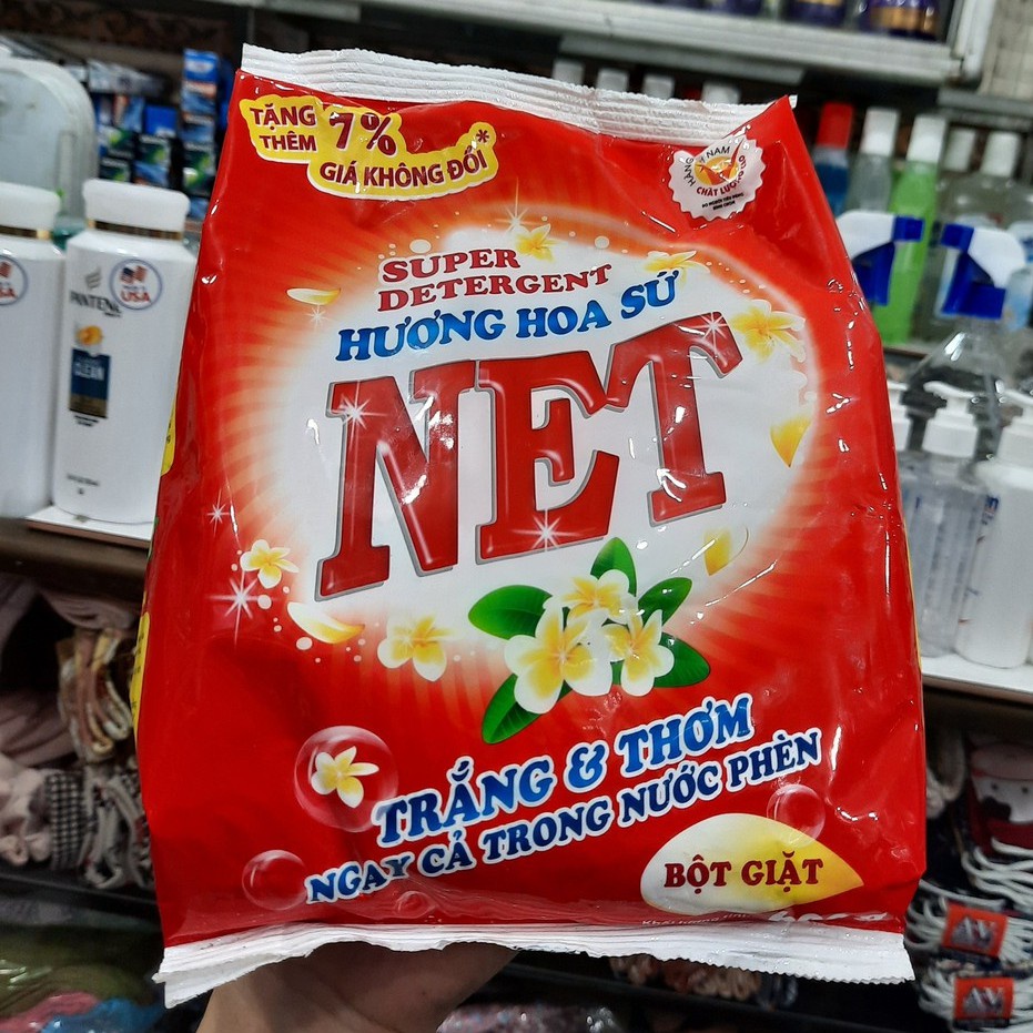 Combo 5 gói Bột giặt Net Hương hoa sứ