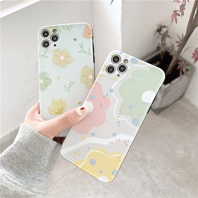 Ốp iphone - Ốp lưng imd new Hoa vẽ tay 6/6s/6plus/6splus/7/8/7plus/8plus/x/xs/xsmax/11/11promax - Awifi Case R2-6 | BigBuy360 - bigbuy360.vn