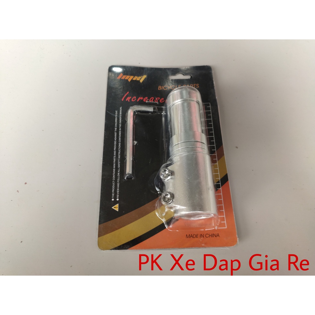 Bộ nâng cổ xe đạp thể thao, Ống nâng cao ghi đông xe đạp bằng nhôm cao cấp - PK Xe Dap Gia Re
