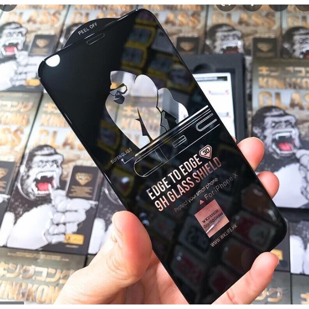 Kính Cường Lực KINGKONG Chính Hãng không hộp Full Màn Hình đủ dòng iphone