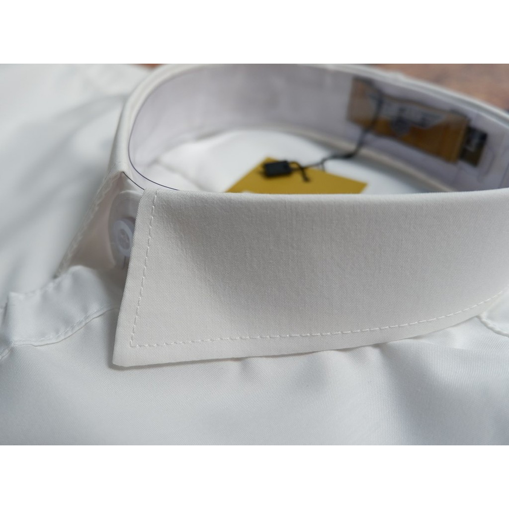 Áo sơ mi công sở nam hàn quốc dài tay áo kiểu đẹp Áo sơ mi nam Trắng Cúc Trắng LSM004 | BigBuy360 - bigbuy360.vn