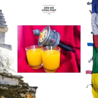 Đèn bơ cúng Phật JVALA - Tinh Tấn