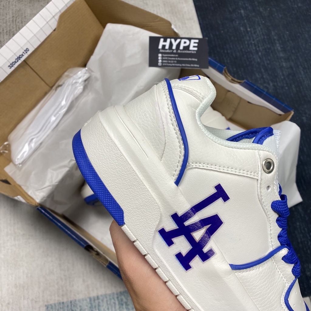 Giày sneaker MLB Chunky Liner LA (MLB Trắng/Xanh) - HYPE Sneaker | Bản 1:1 chuẩn