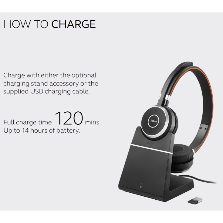 Tai nghe Jabra Evolve 65 MS Stereo