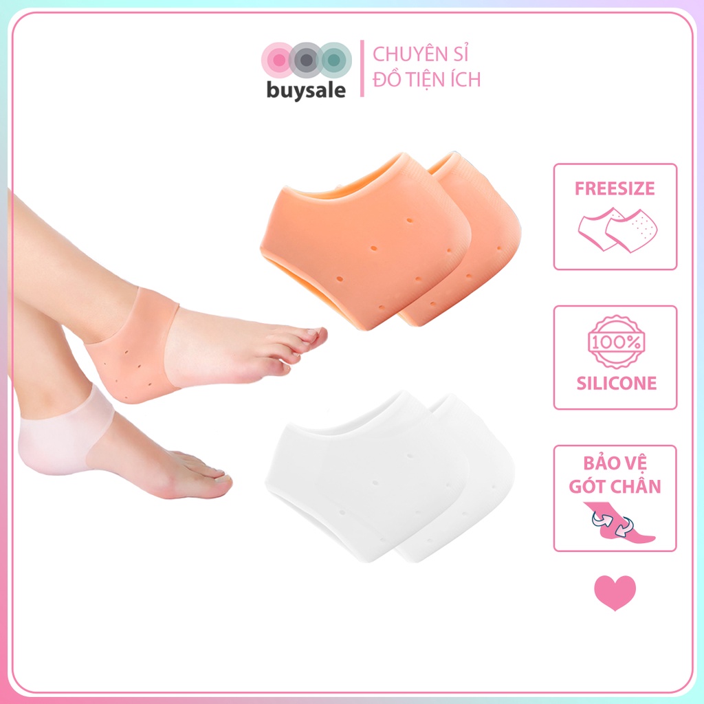 Vớ cao su bảo vệ gót chân, chống thốn gót và bảo vệ chân - miếng lót gót chân cao su giá sỉ - PK68