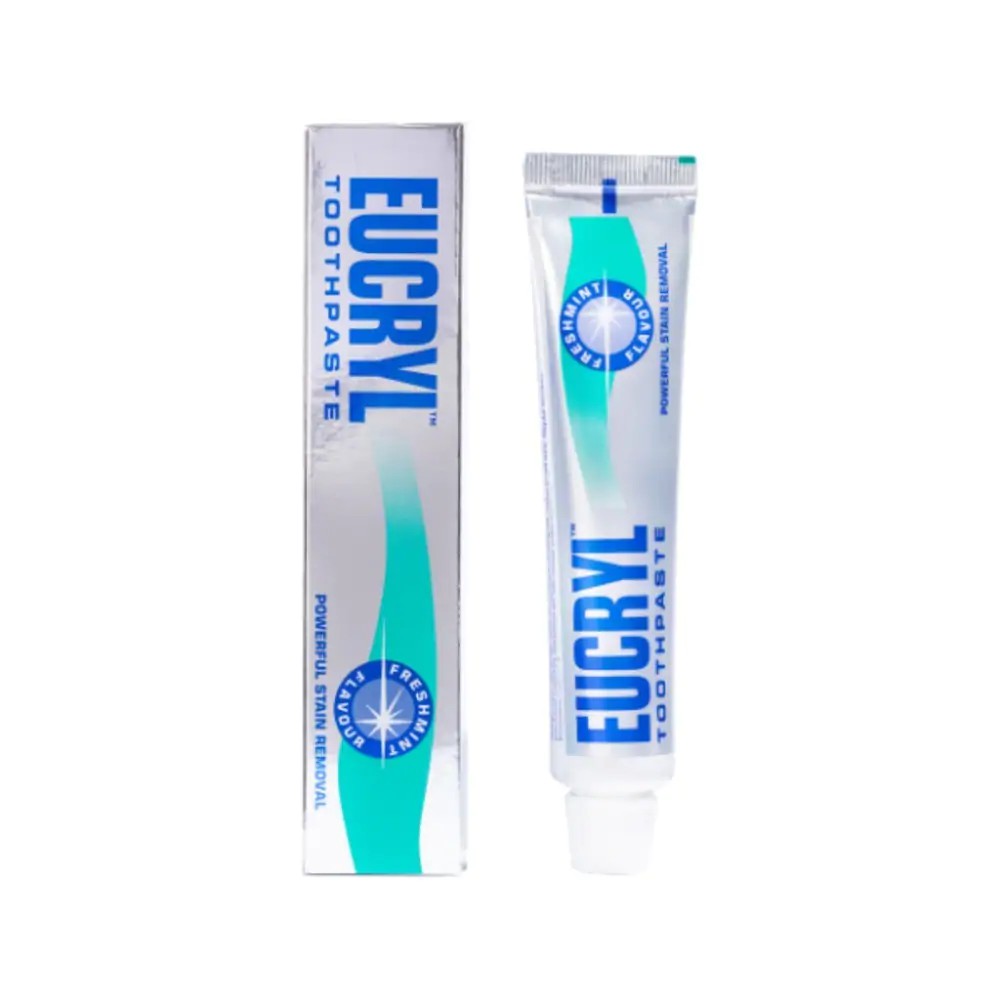 [Mã FMCGMALL giảm 8% đơn từ 250K] Kem Đánh Răng Tẩy Trắng Eucryl Toothpaste 62g