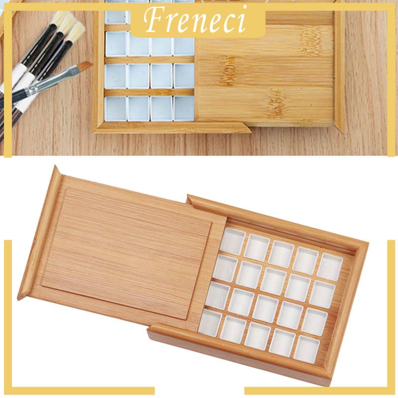 Bảng Rỗng Đựng Son Môi Màu Nước Bằng Gỗ Dành Cho Học Sinh