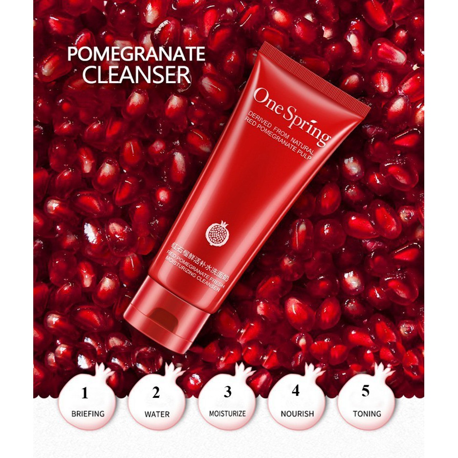 [RẺ VÔ ĐỊCH] Bộ Chăm Sóc Da Lựu Đỏ One Spring 4 Món | BigBuy360 - bigbuy360.vn