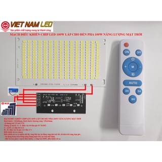 MẠCH ĐIỀU KHIỂN CHIP LED 100W LẮP CHO ĐÈN PHA 100W NĂNG LƯỢNG MẶT TRỜI