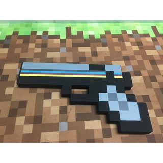 Đồ chơi súng ngắn Minecraft đen