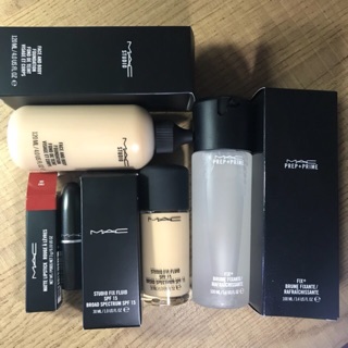 [Trả order] Xịt makeup, kem nền, son Mac