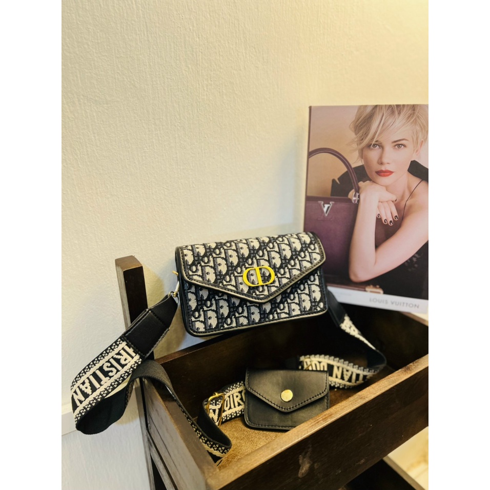 Bộ túi ví đeo chéo CD size nhỏ đựng điện thoại