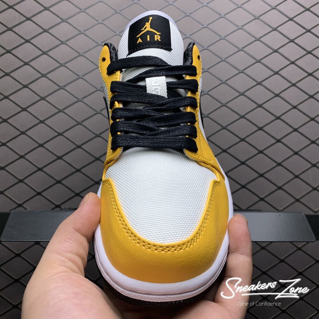 Giày Thể Thao Giày Sneaker Air Jordan 1 Low Laser Orange Màu Vàng Cổ Thấp Phù Hợp Nhiều Dịp Cho Cả Nam Nữ Sneakers World
