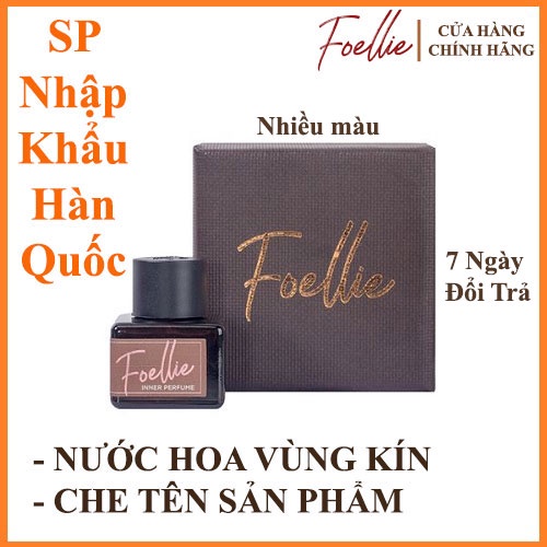 Nước hoa vùng kín FOELLIE chính hãng - đủ màu - 5ml