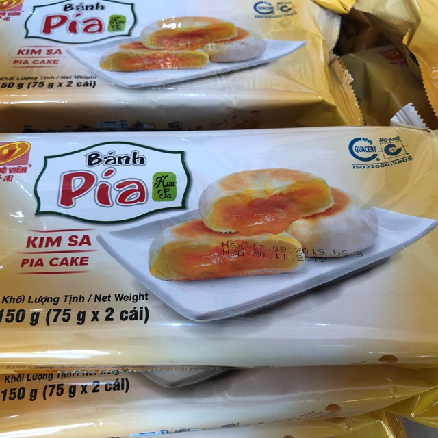 Pía kim sa đậu size đại Tân Huê Viên gói 2 cái 150g