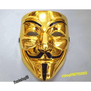 [FREESHIP 20K] - mặt nạ hacker vàng bạc cao cấp