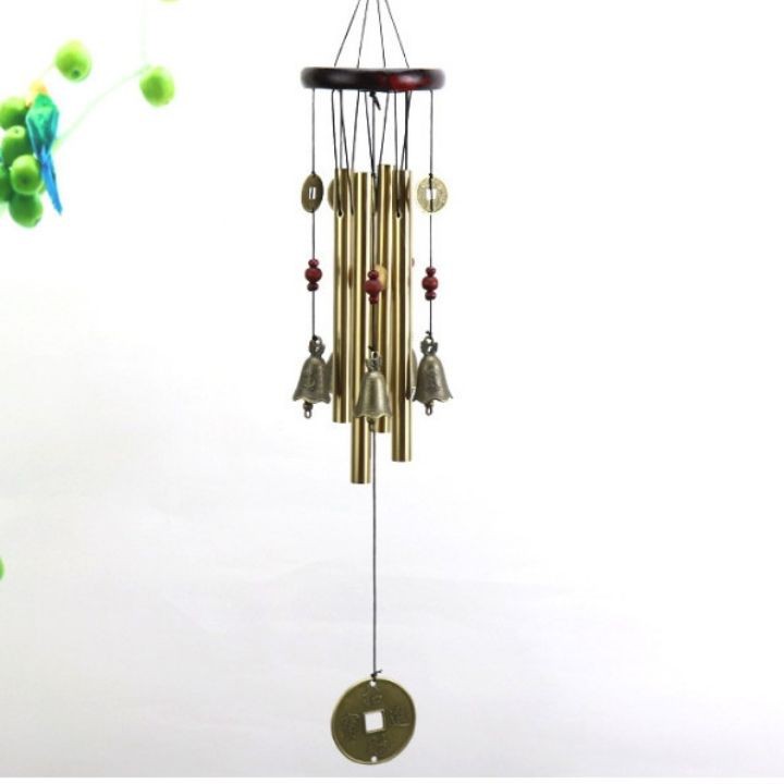 Chuông gió may mắn, thanh kim loại vang vọng