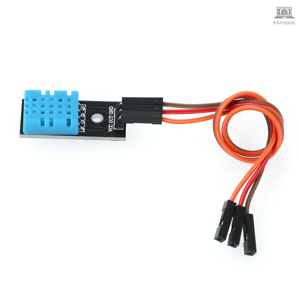 Mô đun cảm biến nhiệt độ / độ ẩm dht11 kèm dây cáp dành cho Arduino