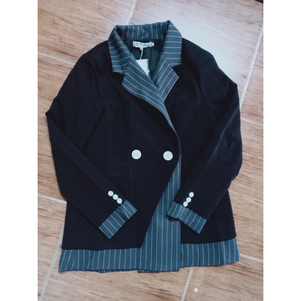 (Hàng Đẹp)Ảnh thật 4 hình cuối-HC318.Áo blazer kiểu thiết kế độc đáo Hàn Quốc | BigBuy360 - bigbuy360.vn