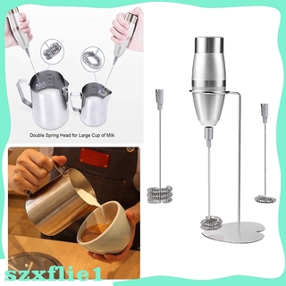 [Hot Sale]  Milk Frother Electric Blender Handheld with Whisk Head Cappuccino Maker