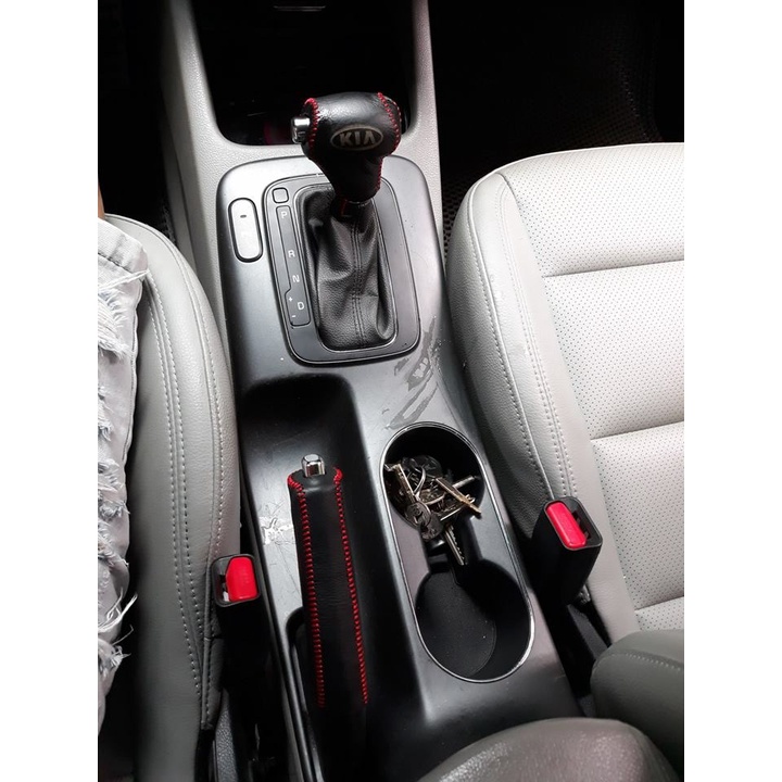 Combo Bọc cần số tay phanh KIA K3,Cerato,Rondo 2014 - 2018 AT