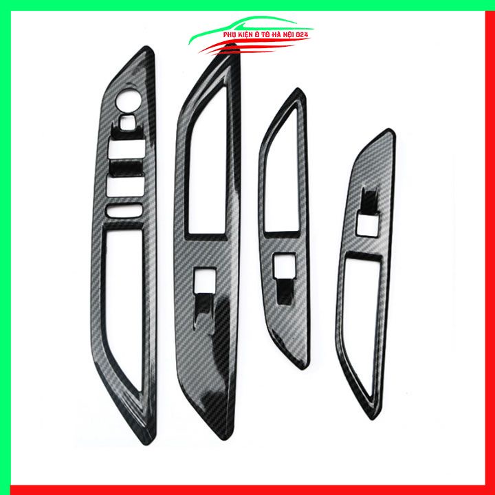 Ốp nội thất xe ô tô Peugeot 3008-5008 vân cacbon