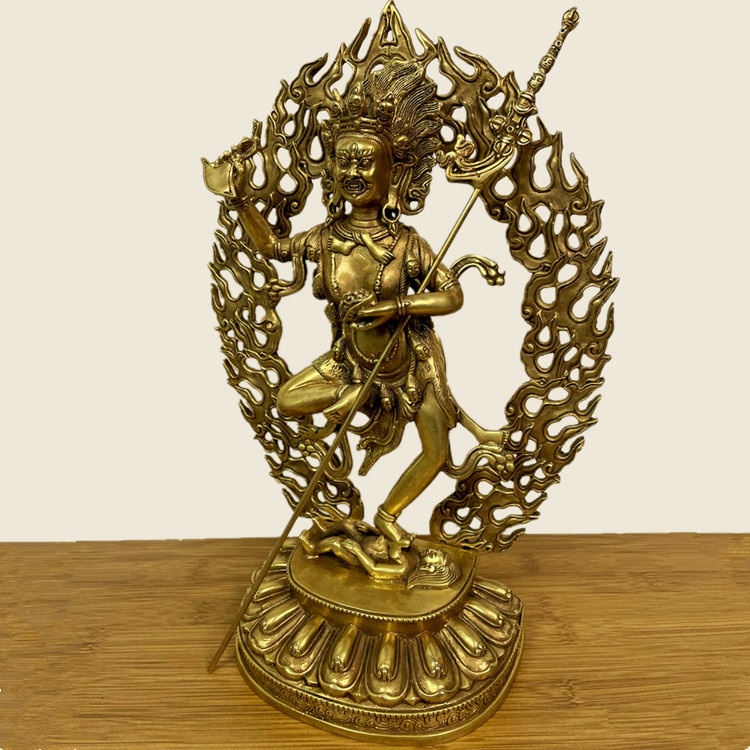 Tôn tượng Troma Nagmo - Hắc Nộ Mẫu - Pháp khí Mật Tông - Phật giáo Tây Tạng