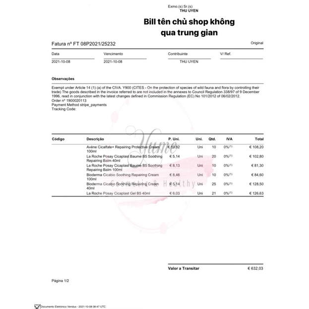 [Cóbill]Kem dưỡng siêu phục hồi da B5 Laroche Posay